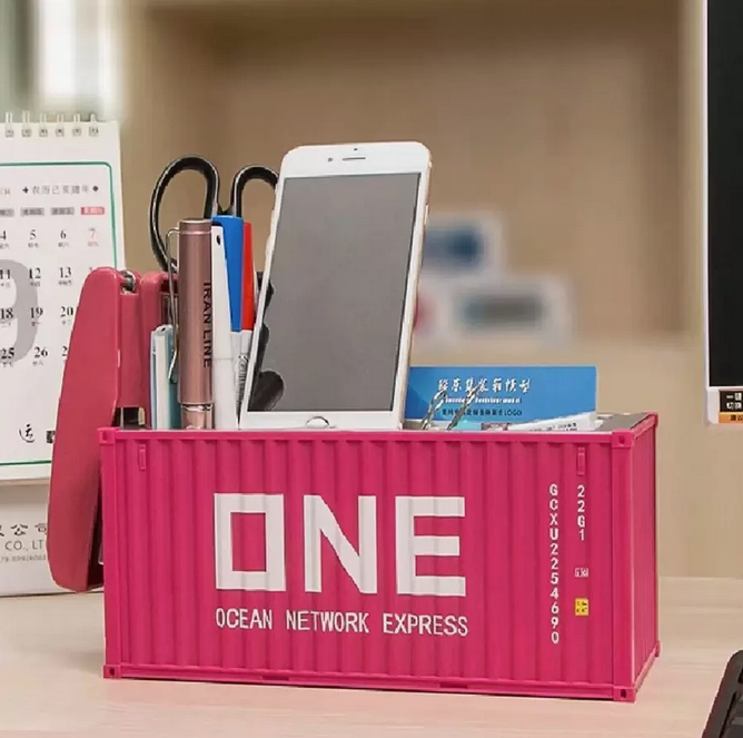 Premium Shipping Container Style Pen Holder (ONE)