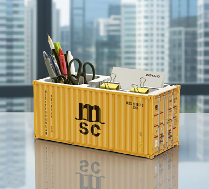 Premium Shipping Container Style Pen Holder (MSC)